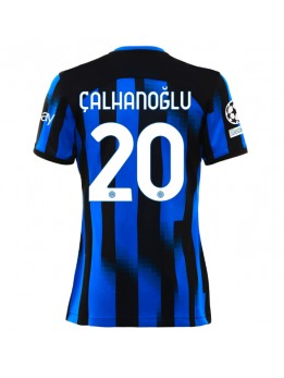 Inter Milan Hakan Calhanoglu #20 Heimtrikot für Frauen 2023-24 Kurzarm